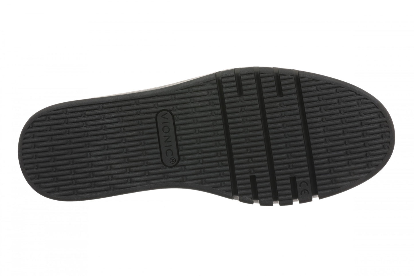 Vionic Chantel Women's Arch Support Slip-On Loafer Shoe - Black/Black - Bottom