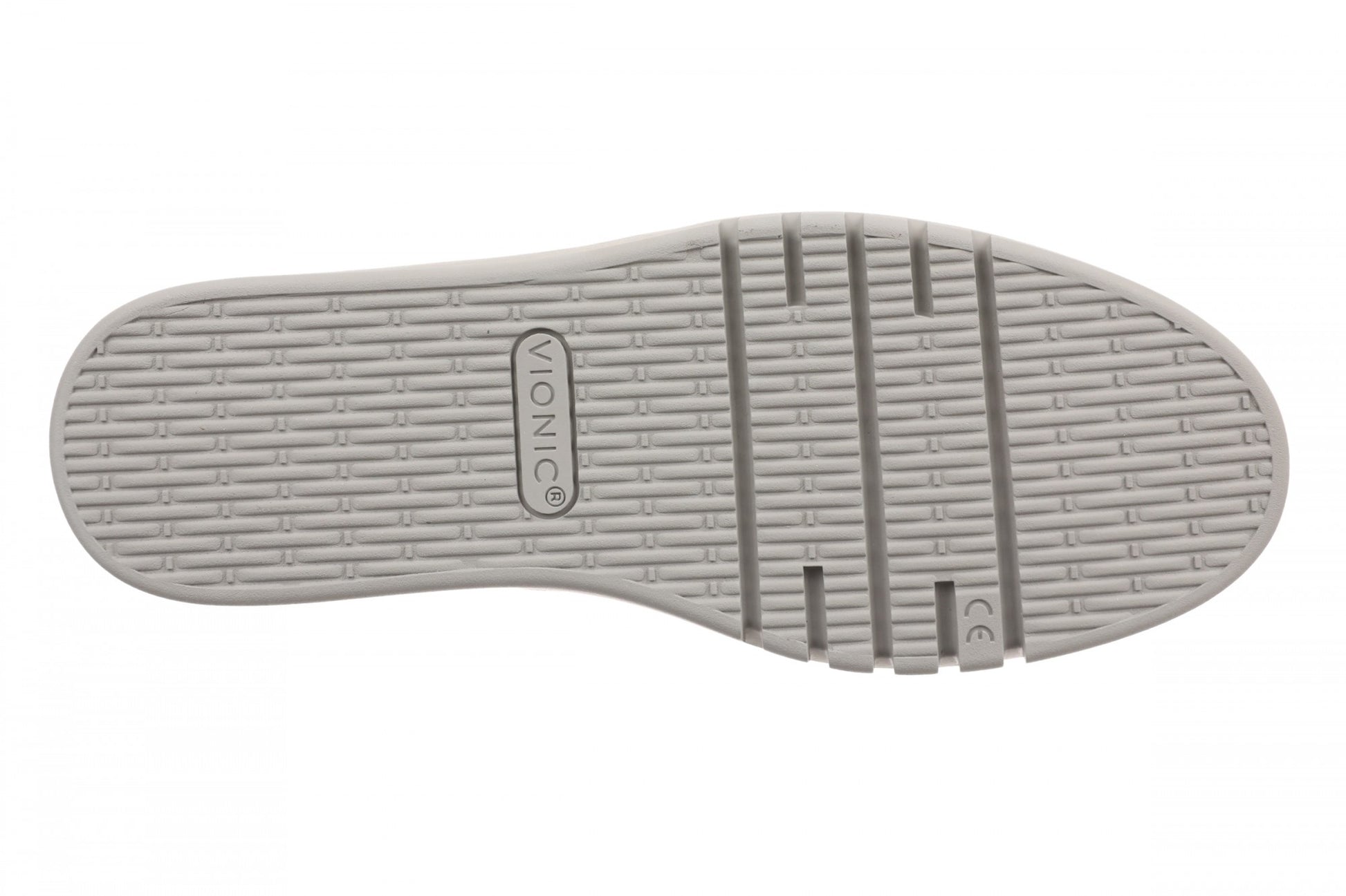 Vionic Chantel Women's Arch Support Slip-On Loafer Shoe - Silver - Bottom