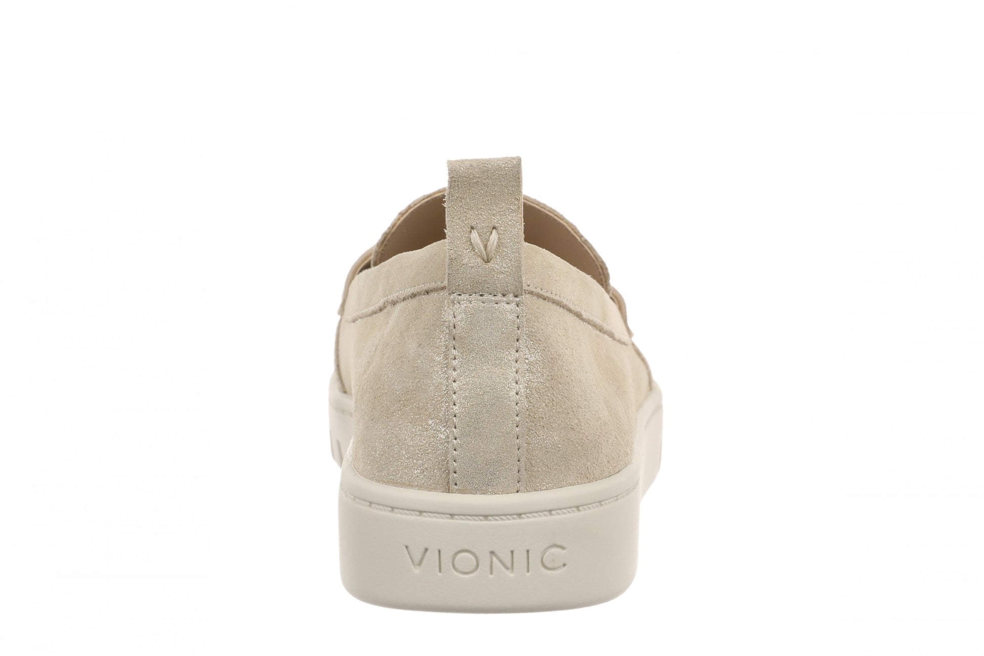 Vionic Chantel Women's Arch Support Slip-On Loafer Shoe - Gold - Back