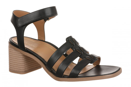 Vionic Maisy Women's Slingback Comfort Heeled Sandal - Black - Angle main