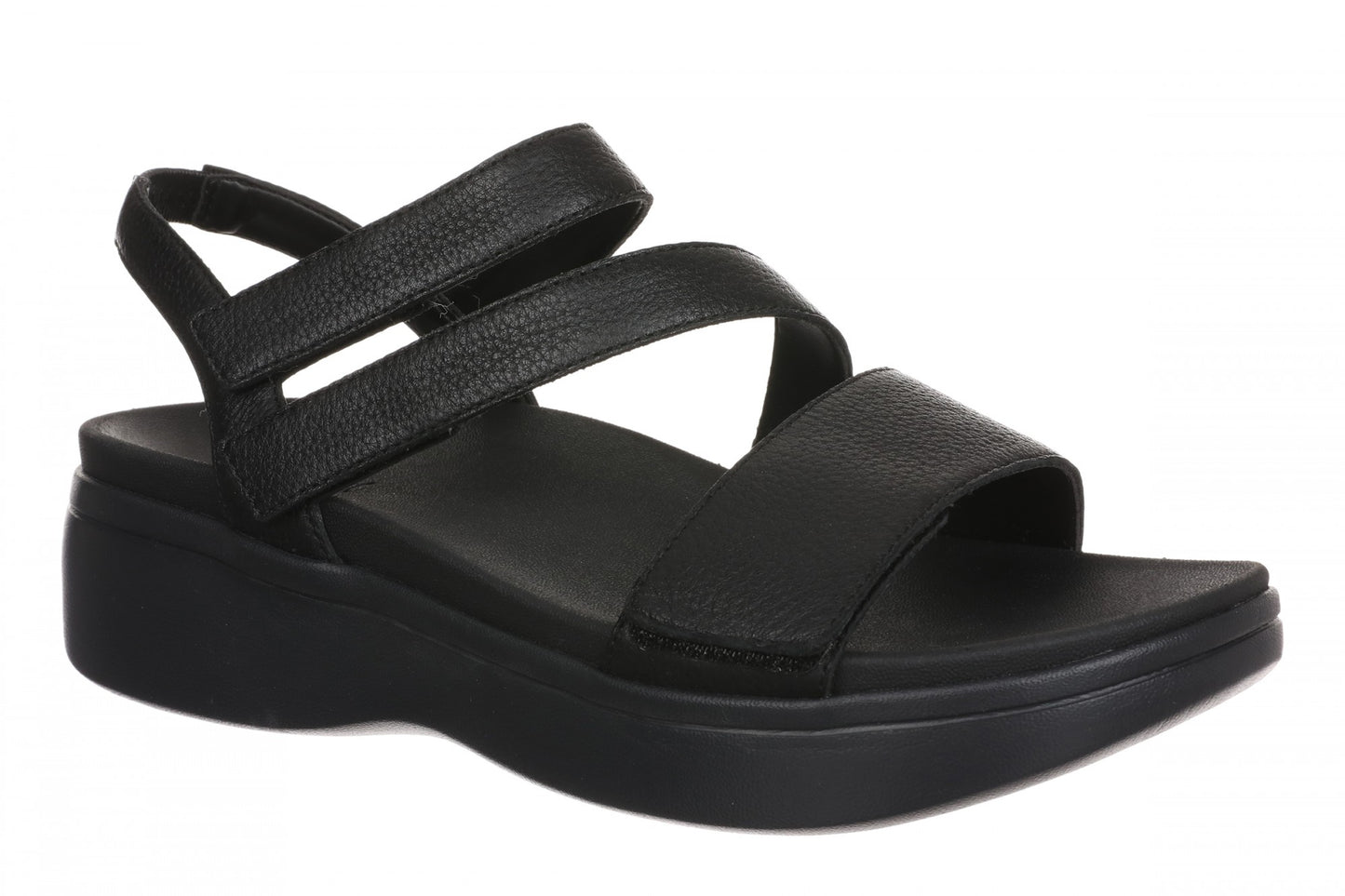 Vionic Sophia Womens Sandal Slingback Platform - Black - Angle main