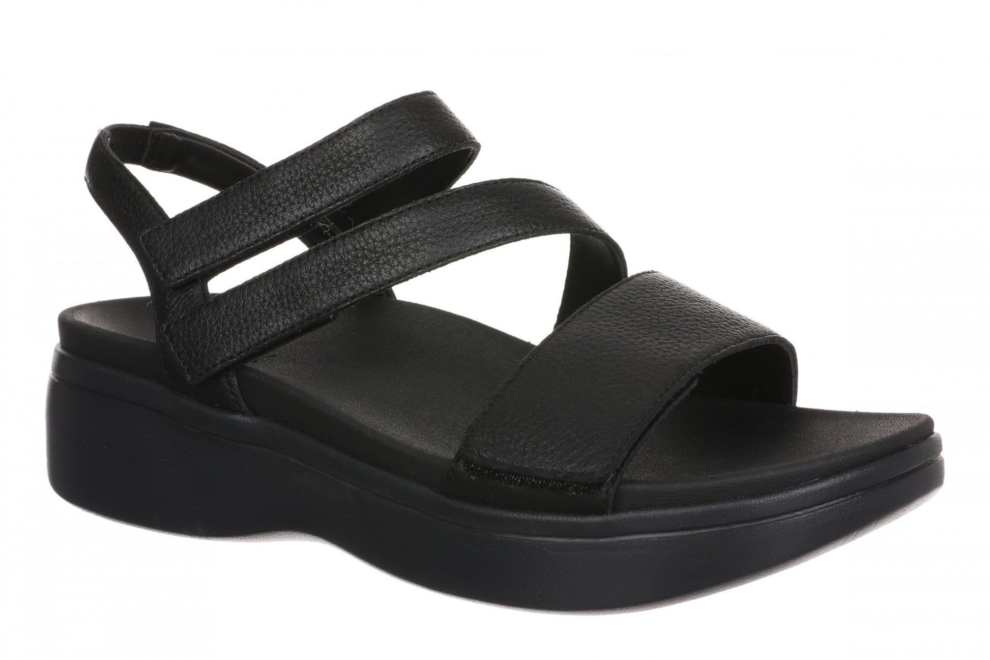 Vionic Sophia Womens Sandal Slingback Platform - Black - Angle main