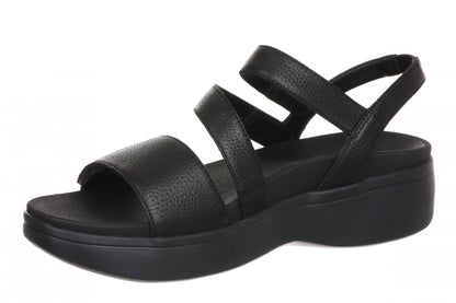 Vionic Sophia Womens Sandal Slingback Platform - Black - Left angle