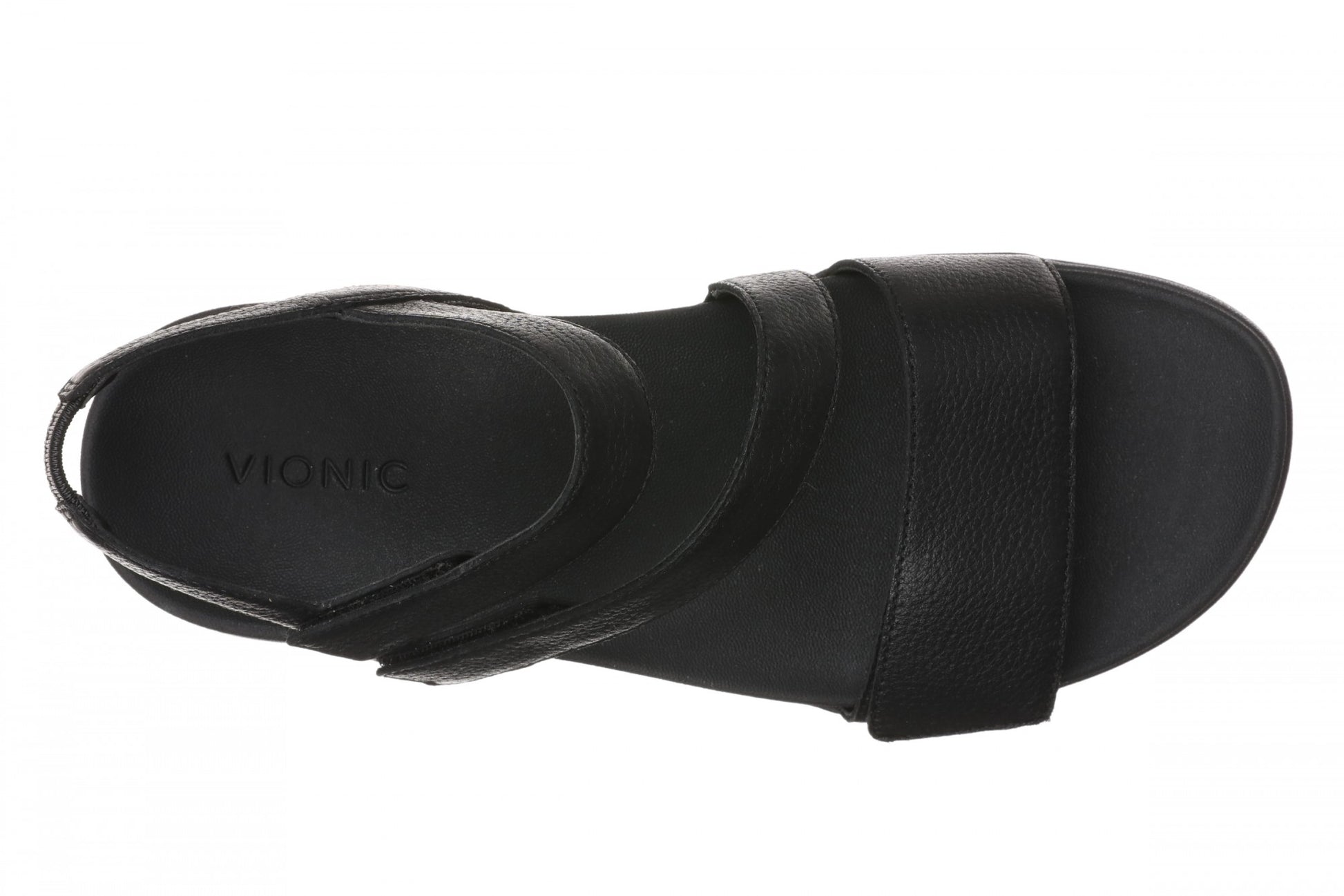 Vionic Sophia Womens Sandal Slingback Platform - Black - Top