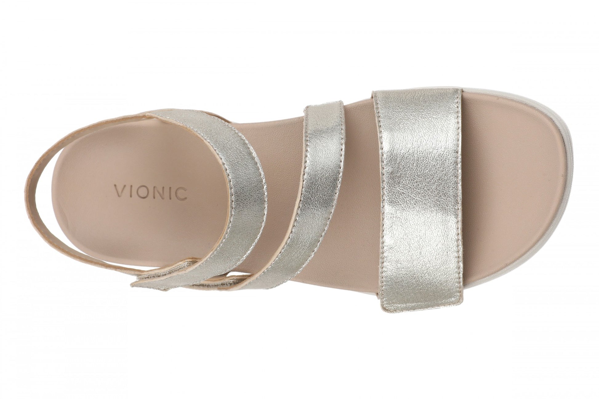 Vionic Sophia Womens Sandal Slingback Platform - Soft Gold - Top