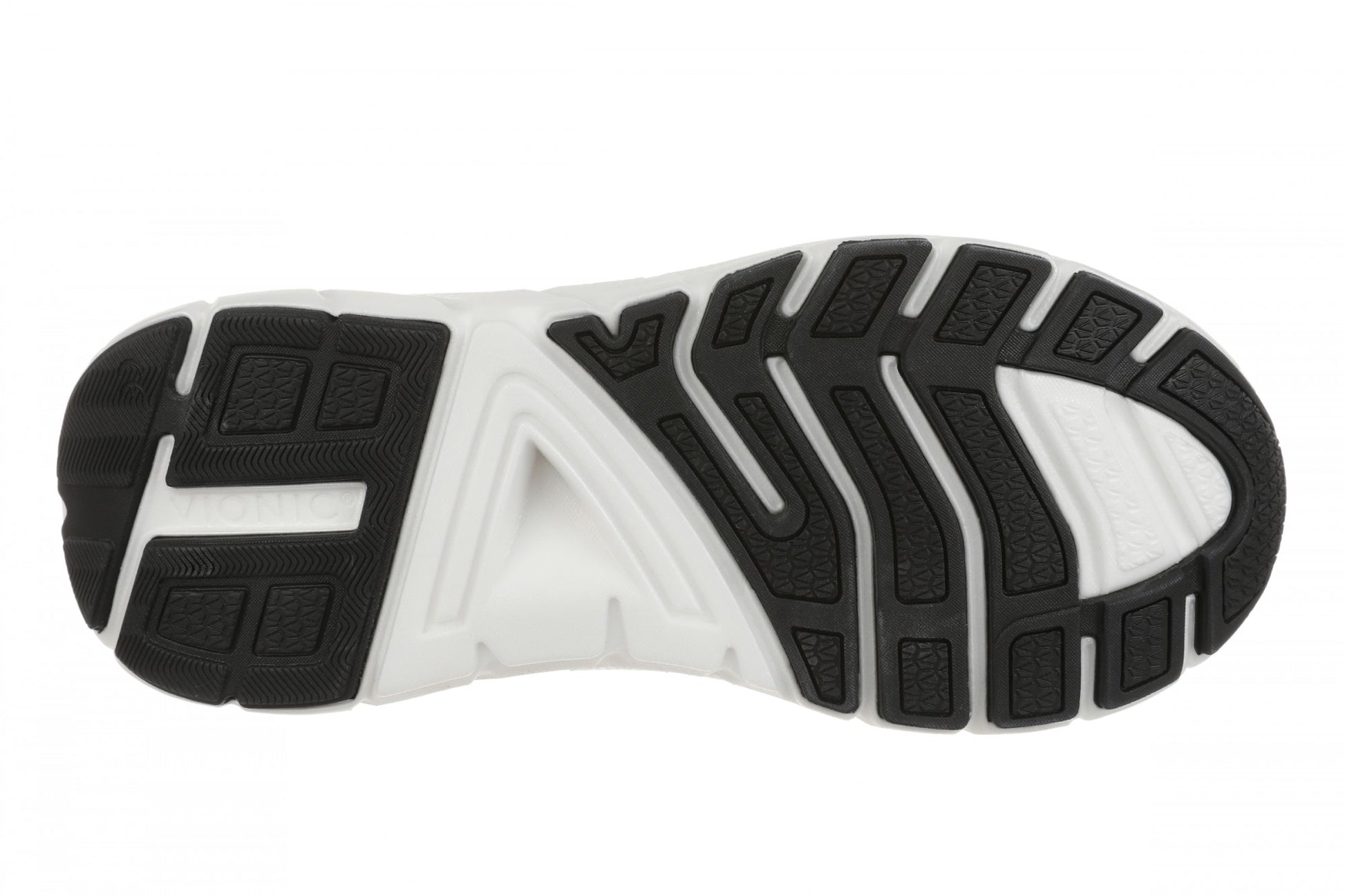 Vionic Walk Max Skyline - Women's Comfort Walking Shoe - White/leopard - Bottom