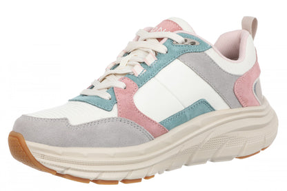 Vionic Walk Max Skyline - Women's Comfort Walking Shoe - Cobblestone Multi - Left angle