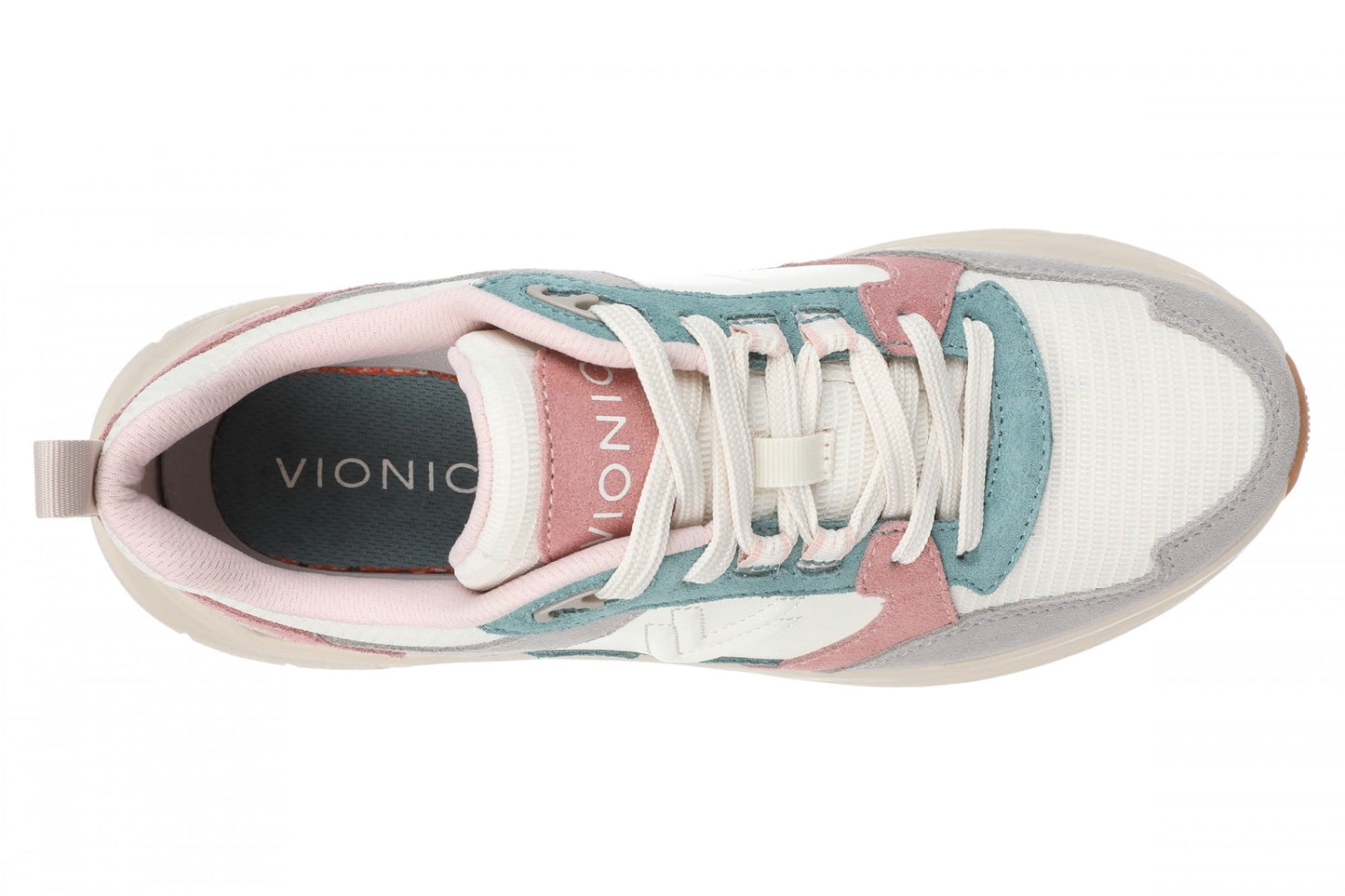 Vionic Walk Max Skyline - Women's Comfort Walking Shoe - Cobblestone Multi - Top