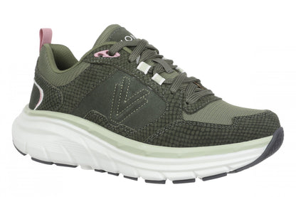 Vionic Walk Max Skyline - Women's Comfort Walking Shoe - Olive Moss - Angle main