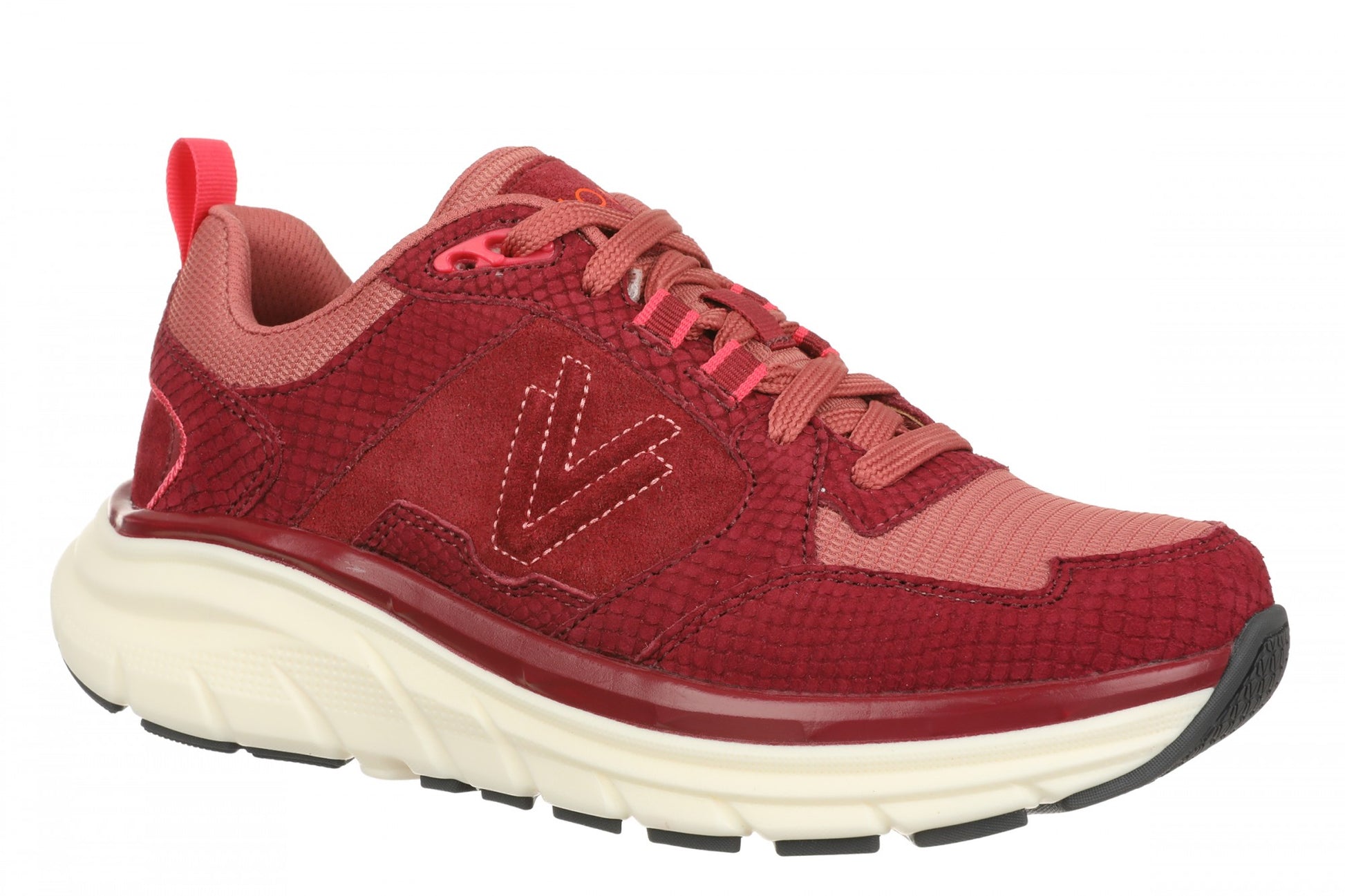 Vionic Walk Max Skyline - Women's Comfort Walking Shoe - Tibetan Red-dropped - Angle main