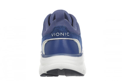 Vionic Walk Max Skyline - Women's Comfort Walking Shoe - Mazarine Blue - Back