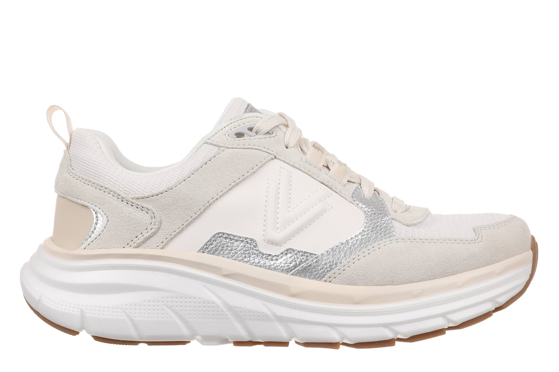 Vionic Walk Max Skyline - Women's Comfort Walking Shoe - Sea Salt/silver - Lifestyle