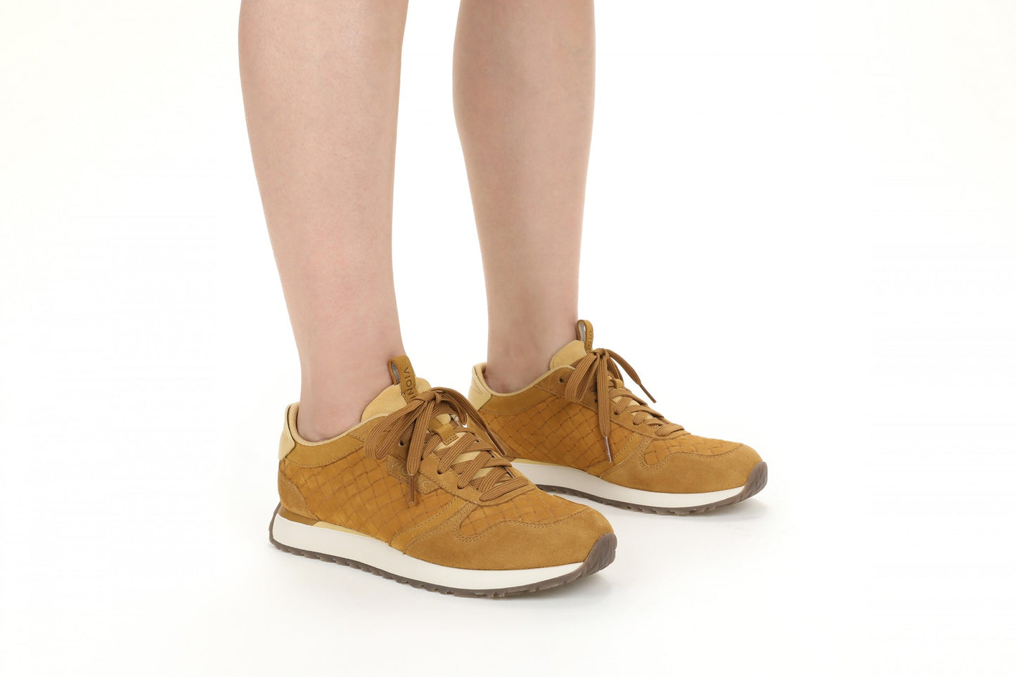 Vionic Monarch Women's Orthotic Support Sneakers - Golden Brown-dropped - Lifestyle