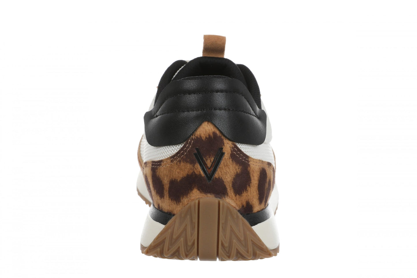 Vionic Monarch Women's Comfort Sneaker - Ivory Lepoard - Back