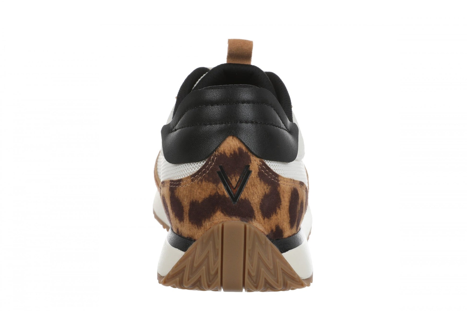 Vionic Monarch Women's Comfort Sneaker - Ivory Lepoard - Back