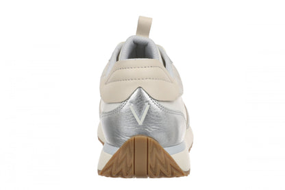 Vionic Monarch Women's Orthotic Support Sneakers - Ivory/silver - Back