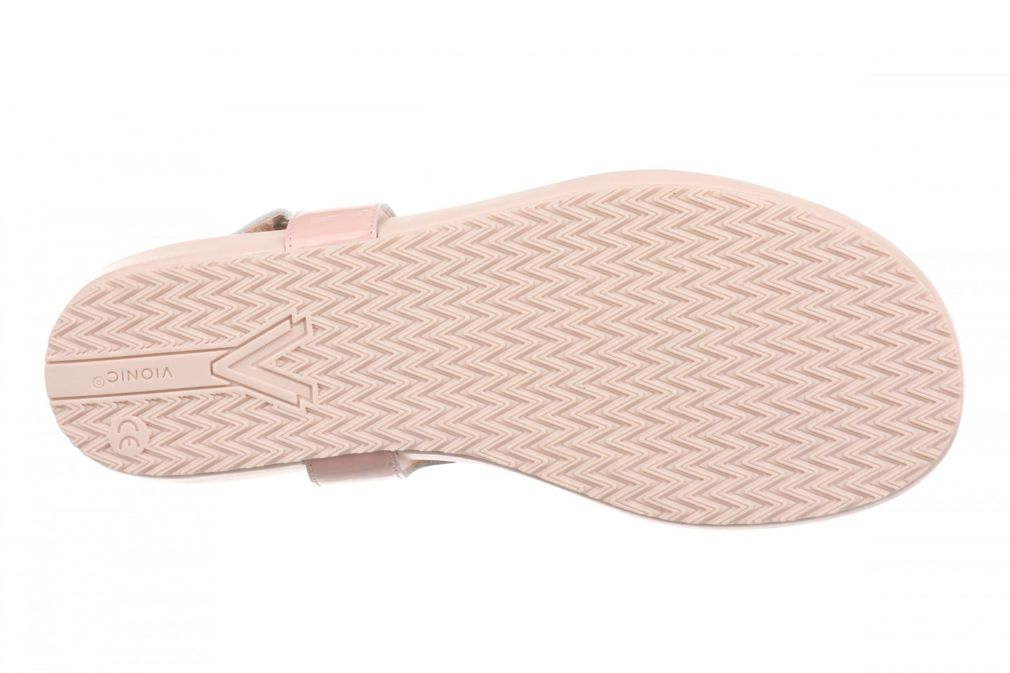 Vionic Palisades Women's Arch Support T-Strap Sandal - Smokey Rose - Bottom