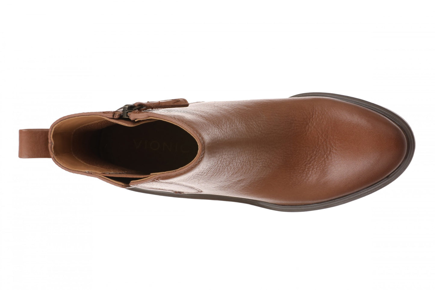 Vionic Savannah - Women's Supportive Orthotic Ankle Boot with Arch Support - Hazelnut - Top