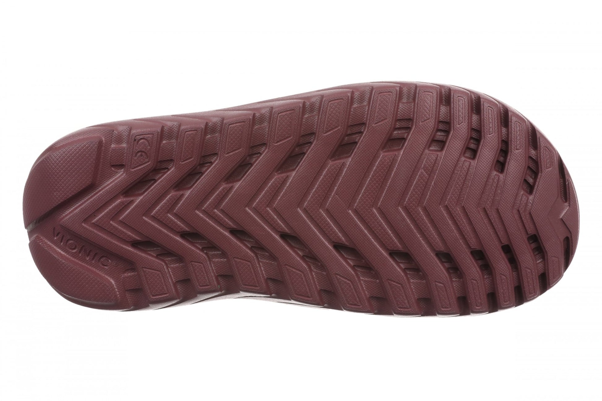 Vionic Haven RX Women's Recovery Slide Sandal - Orthotic Comfort & Arch Support Sandal - Cherry Jubilee - Bottom