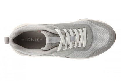 Vionic Walk Strider Knit - Women's Orthotic Arch Support Comfort Walking Shoes - Paloma Grey - Top