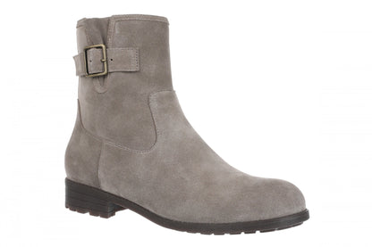 Vionic Jill Women's Heeled Ankle Boot - Women's Comfortable Orthotic Arch Support Ankle Boot - Stone - Angle main