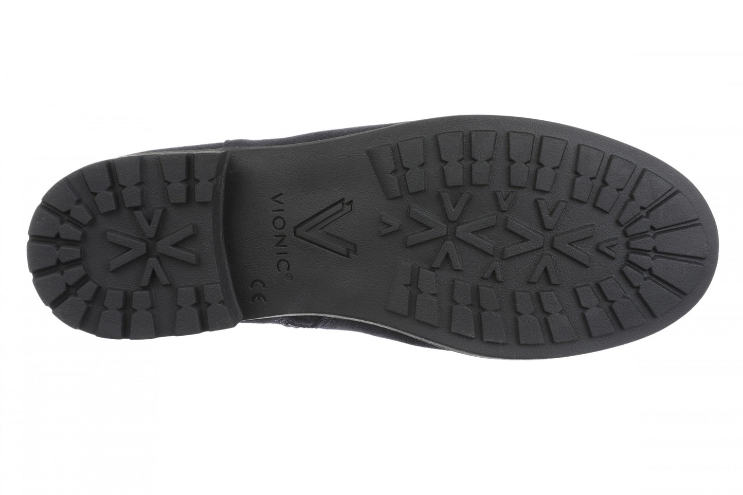 Vionic Jill Women's Heeled Ankle Boot - Women's Comfortable Orthotic Arch Support Ankle Boot - Navy Blazer - Bottom