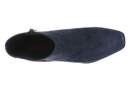 Vionic Vynn Women's Supportive Orthotic Ankle Boot with Arch Support - Navy Blazer - Top