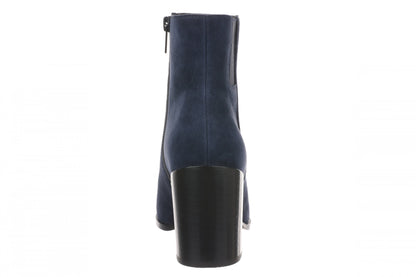 Vionic Vynn Women's Supportive Orthotic Ankle Boot with Arch Support - Navy Blazer - Back