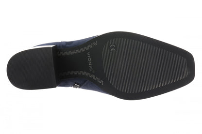 Vionic Vynn Women's Supportive Orthotic Ankle Boot with Arch Support - Navy Blazer - Bottom