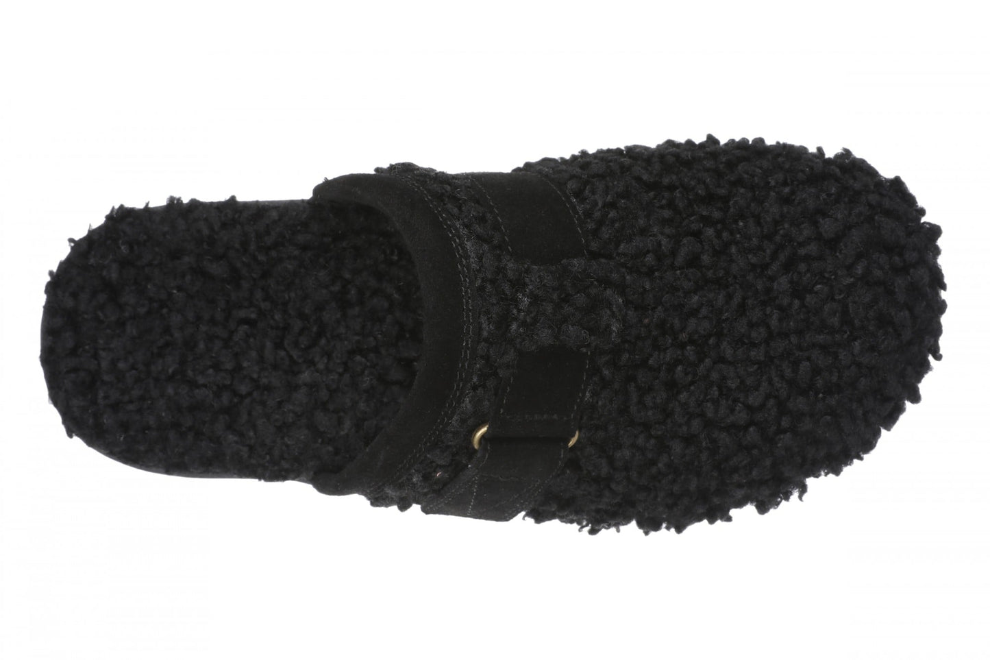 Vionic Izzy Women's Comfortable Orthotic Arch Support Mule Slipper - Black - Top