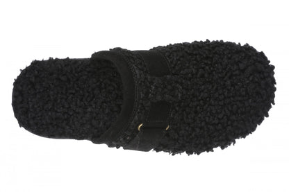 Vionic Izzy Women's Comfortable Orthotic Arch Support Mule Slipper - Black - Top