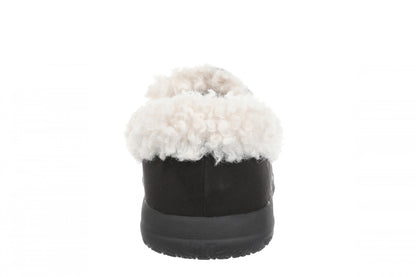 Vionic Claribel Slipper - Women's Cozy Orthotic Arch Support House Slipper - Black - Back