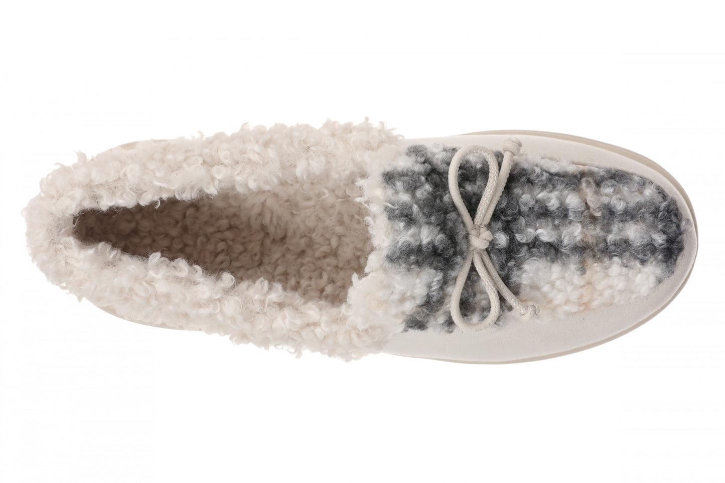 Vionic Claribel Slipper - Women's Cozy Orthotic Arch Support House Slipper - Cream - Top