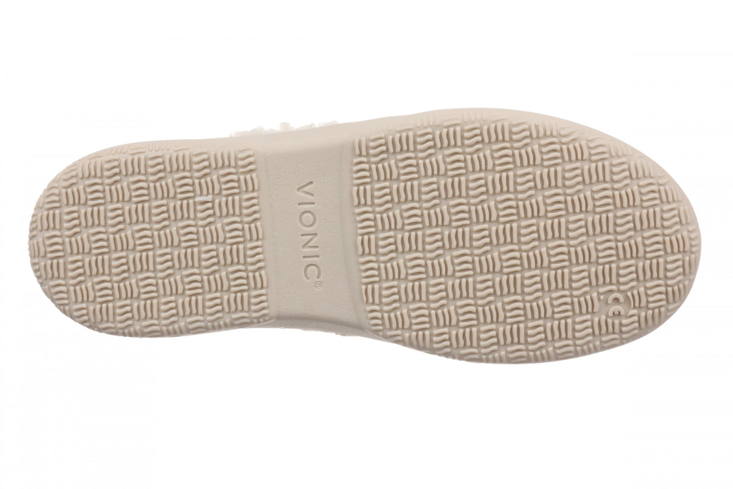 Vionic Claribel Slipper - Women's Cozy Orthotic Arch Support House Slipper - Cream - Bottom