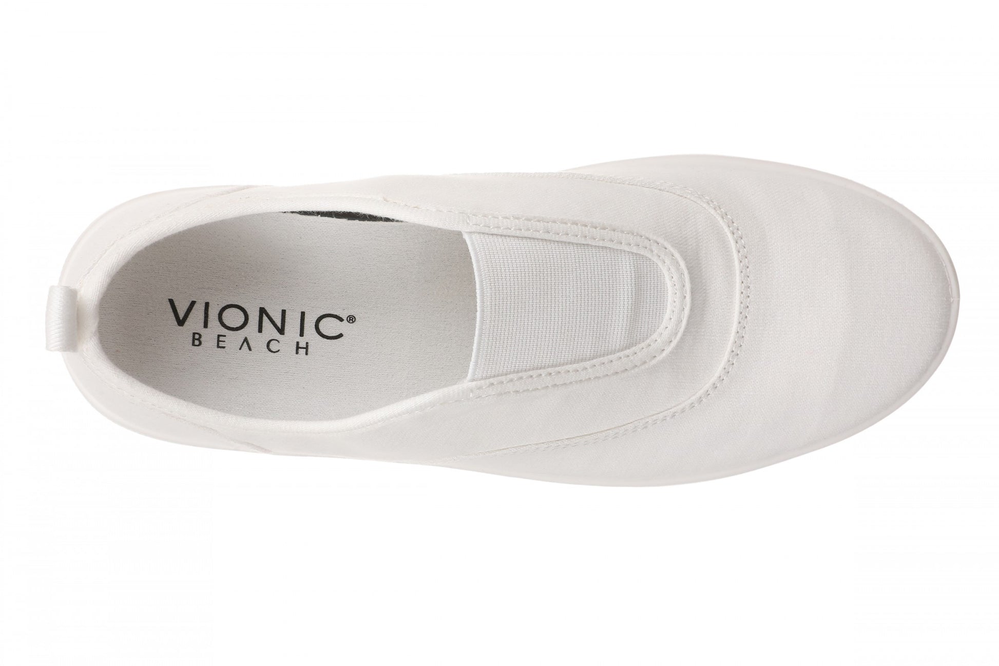 Vionic Cobalt Women's Orthotic Arch Support Comfort Slip-On Sneaker - White - Top