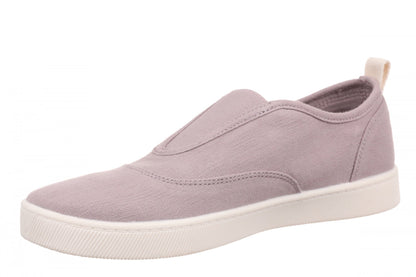 Vionic Cobalt Women's Orthotic Arch Support Comfort Slip-On Sneaker - Quiet Purple - Left angle