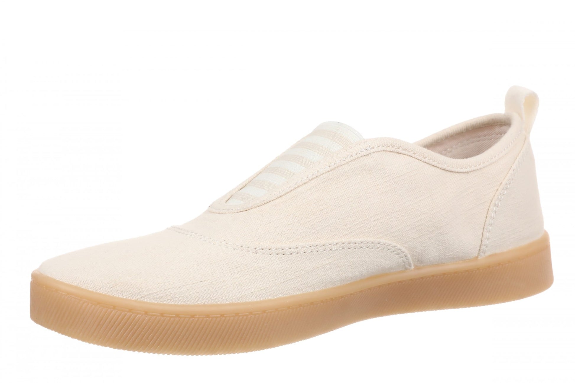 Vionic Cobalt Women's Orthotic Arch Support Comfort Slip-On Sneaker - Parchment/gum - Left angle
