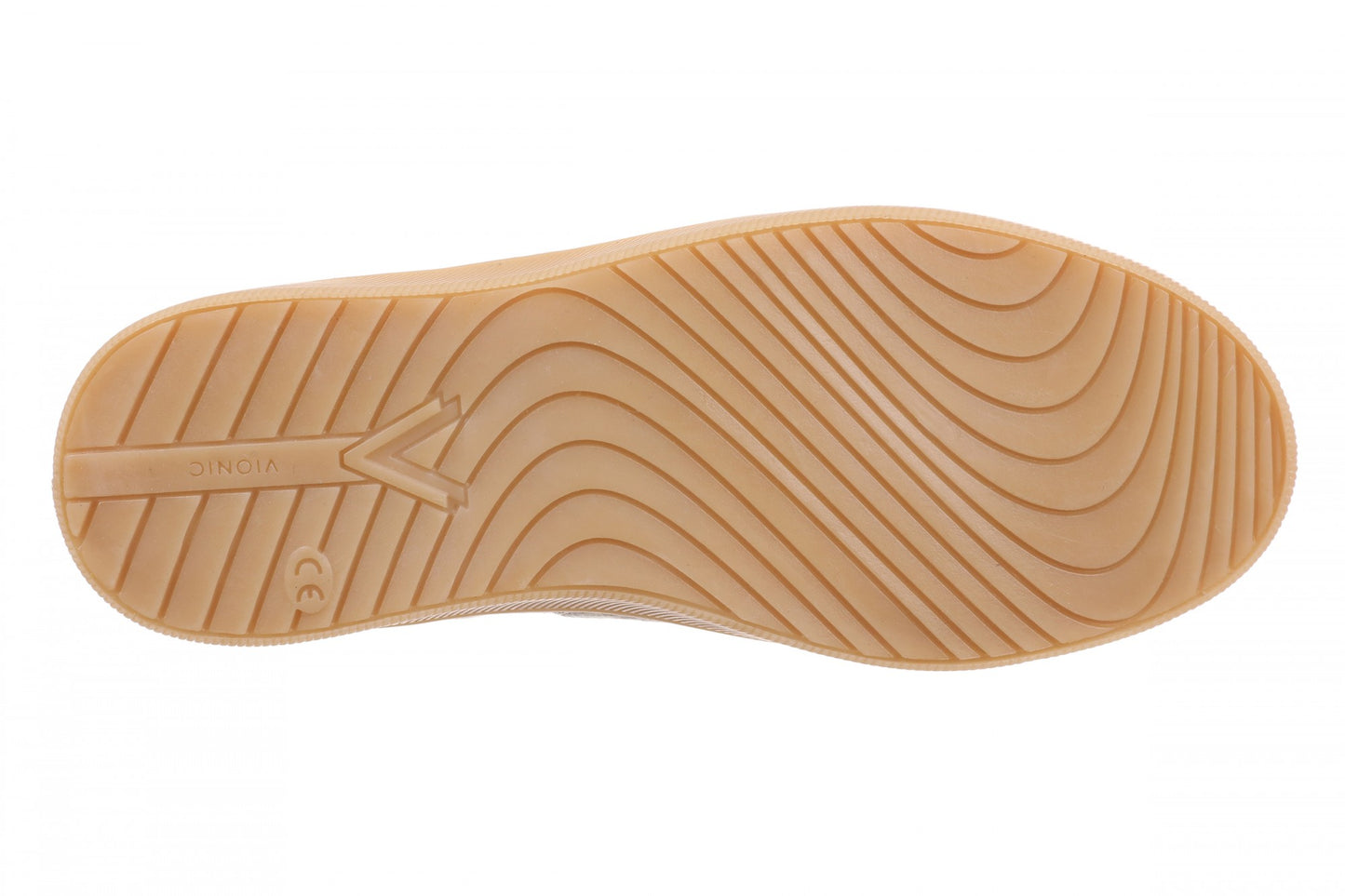 Vionic Cobalt Women's Orthotic Arch Support Comfort Slip-On Sneaker - Parchment/gum - Bottom