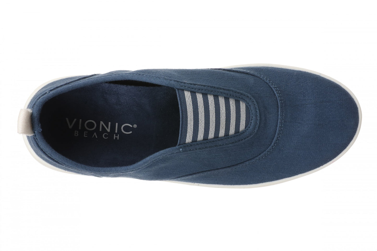 Vionic Cobalt Women's Orthotic Arch Support Comfort Slip-On Sneaker - Dark Denim - Top