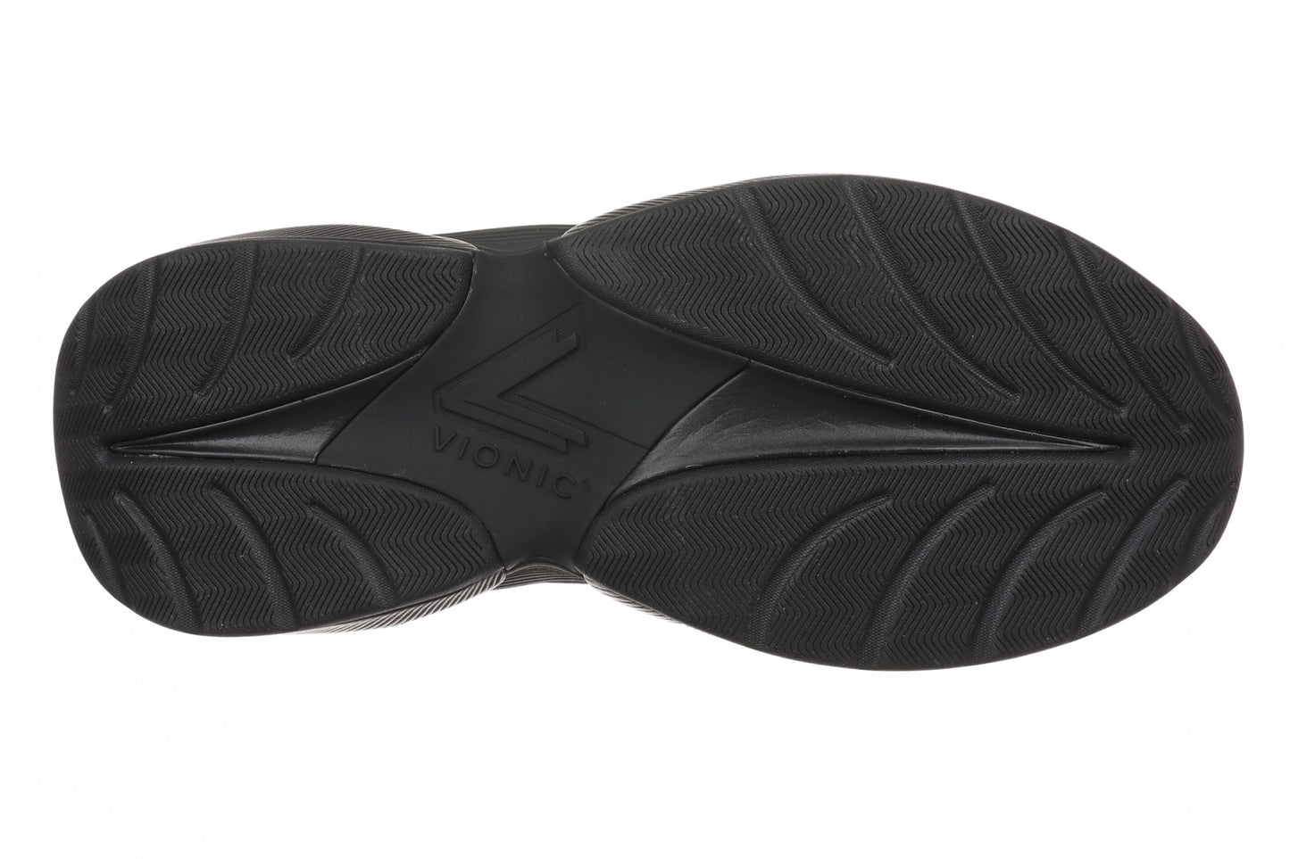 Vionic Walk Quest Women's Lightweight Comfort Orthotic Arch Support Walking Shoes - Black/black - Bottom