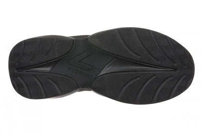 Vionic Walk Quest Women's Lightweight Comfort Orthotic Arch Support Walking Shoes - Black/black - Bottom