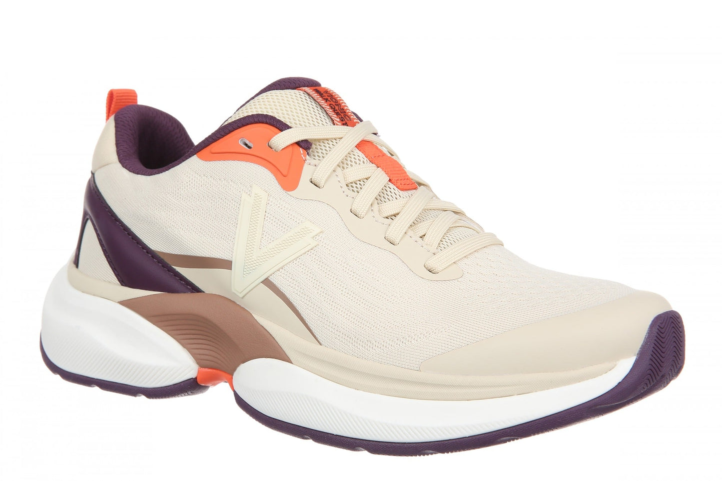 Vionic Walk Quest Women's Lightweight Comfort Orthotic Arch Support Walking Shoes - Biscotti - Angle main