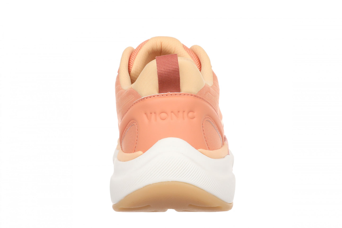 Vionic Walk Quest Women's Lightweight Comfort Orthotic Arch Support Walking Shoes - Shell Coral - Back