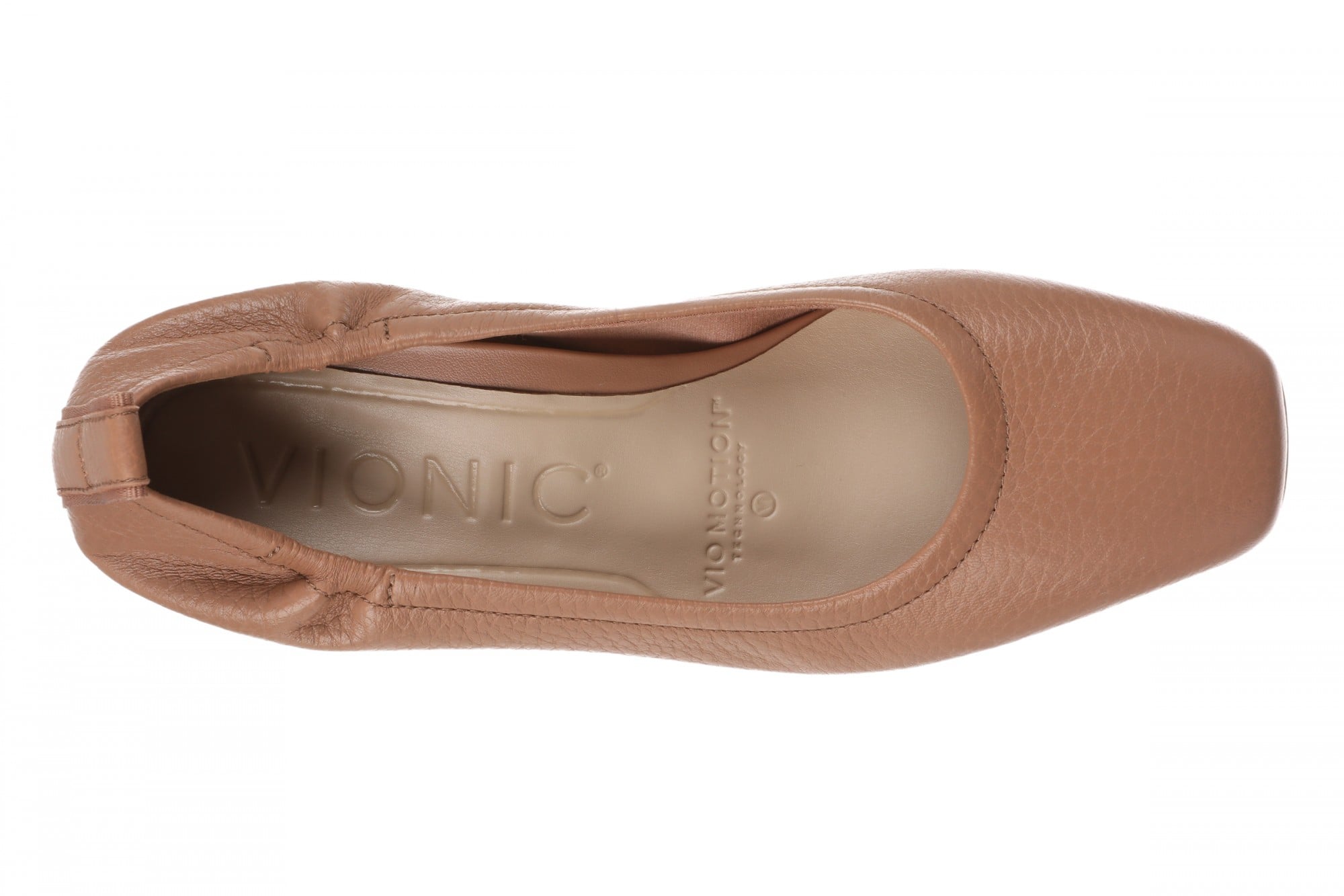 Vionic Ramona Comfort Arch Support Women's Pump Shoe - Mocha Mousse - Top