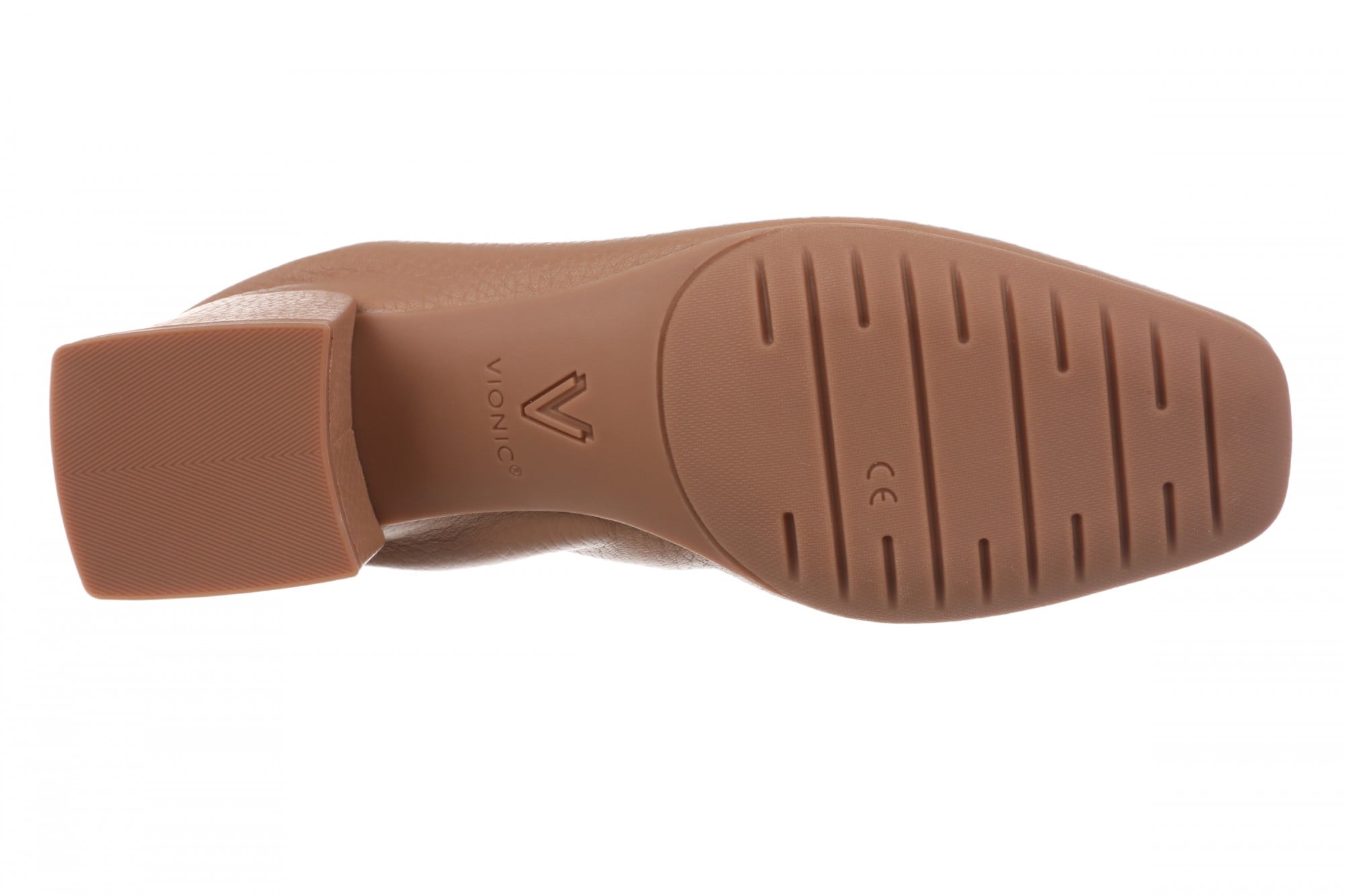 Vionic Ramona Comfort Arch Support Women's Pump Shoe - Mocha Mousse - Bottom