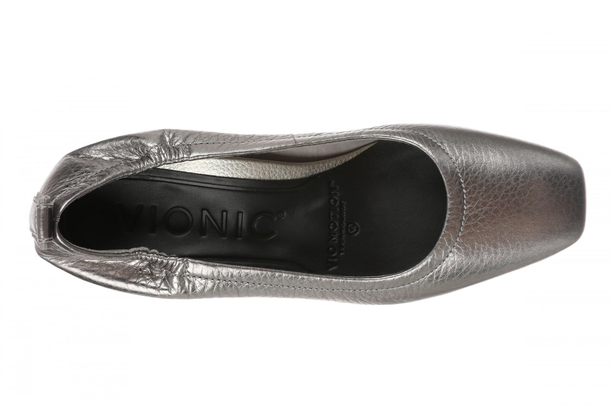 Vionic Ramona Comfort Arch Support Women's Pump Shoe - Pewter - Top