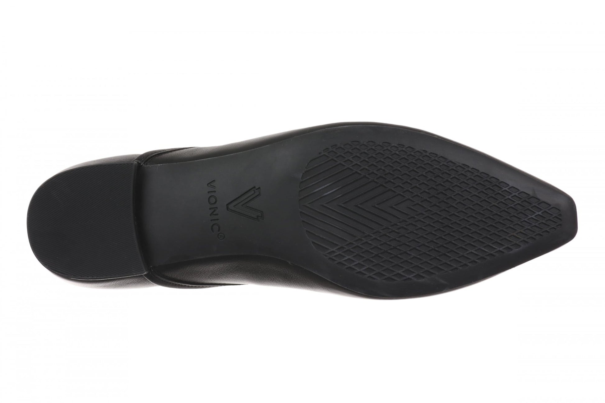 Vionic Gracia Women's Comfort Ballerina Shoe with Arch Support - Black - Bottom