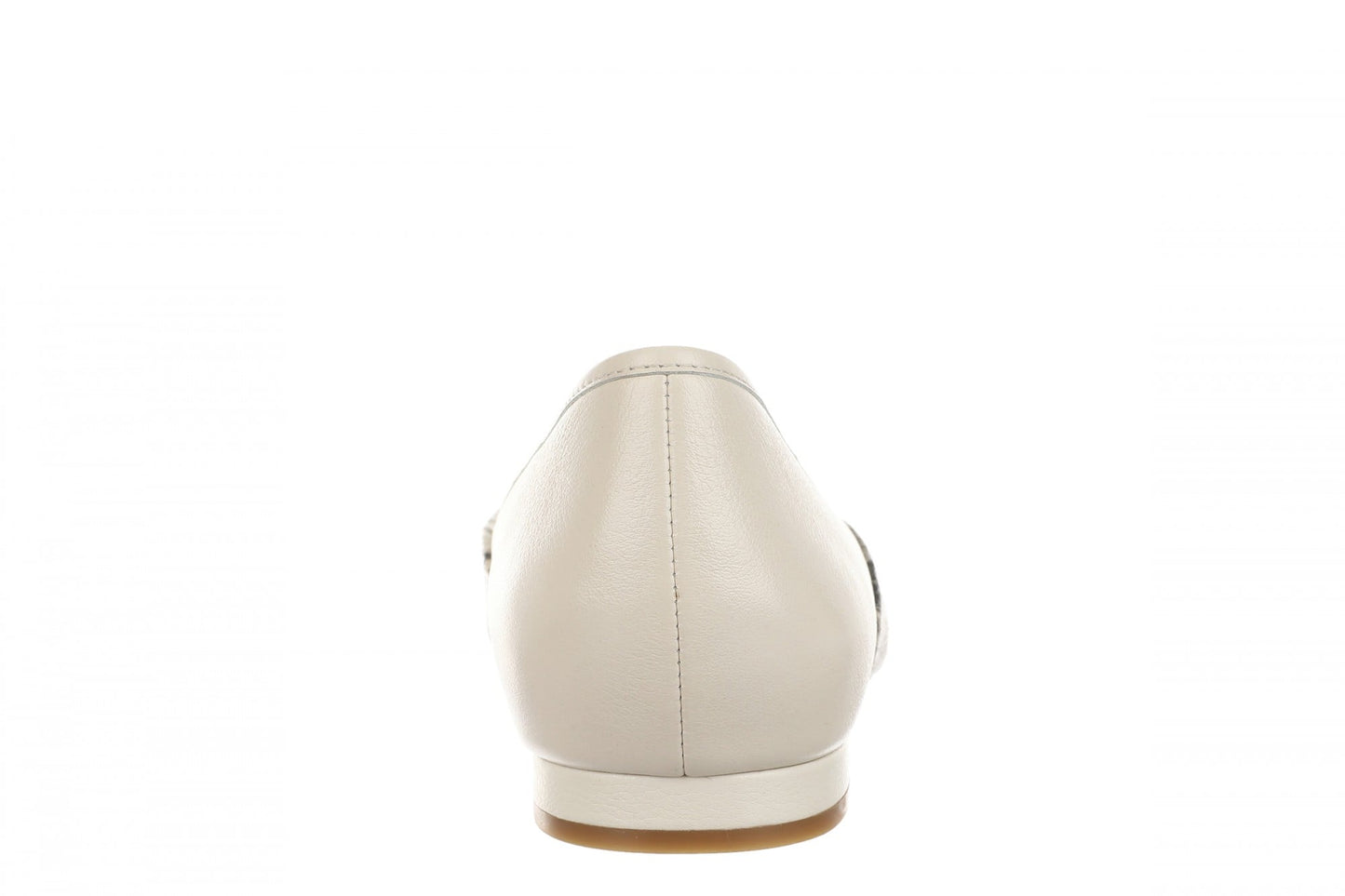 Vionic Gracia Women's Comfort Ballerina Shoe with Arch Support - Cream Snake - Back