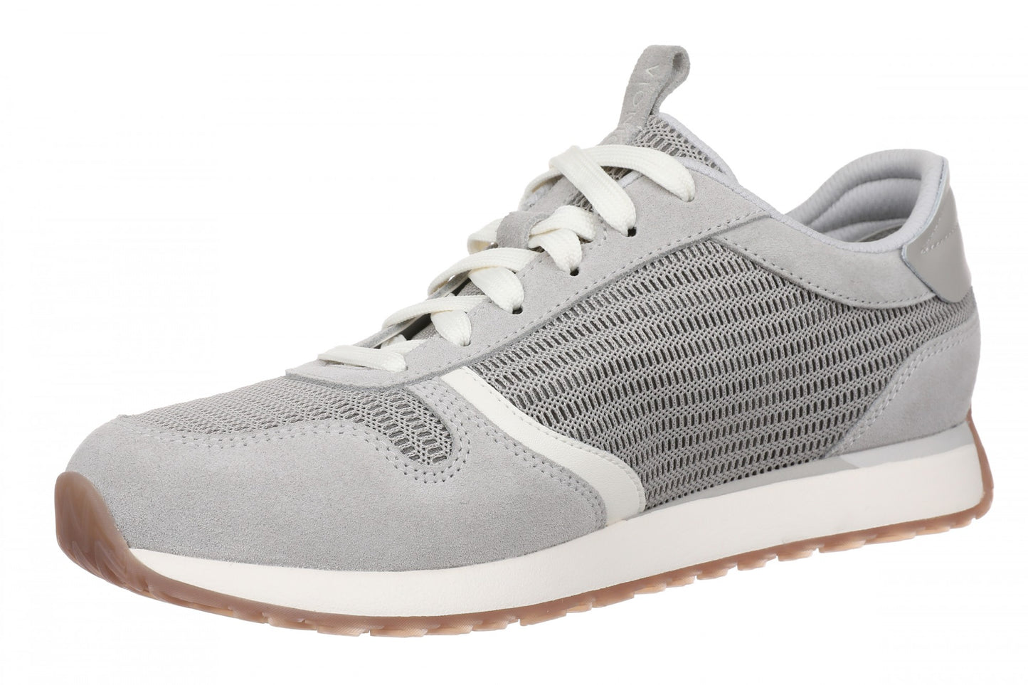 Vionic Monarch Mesh Women's Orthotic Comfort Sneaker with Arch Support - Paloma Grey - Left angle