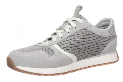 Vionic Monarch Mesh Women's Orthotic Comfort Sneaker with Arch Support - Paloma Grey - Left angle
